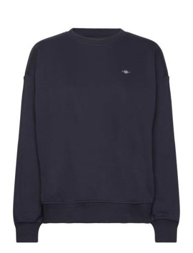 Rel Shield C-Neck Sweat Navy GANT