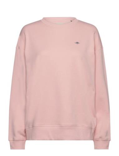 Rel Shield C-Neck Sweat Pink GANT