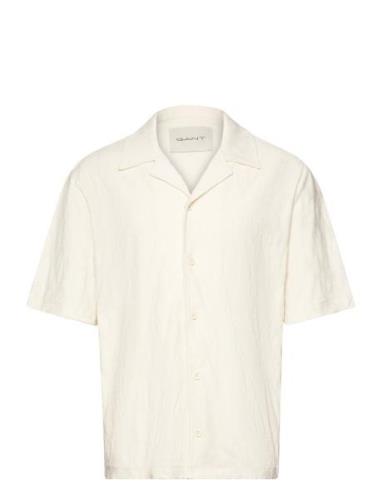 Terry Jacquard Shirt Cream GANT