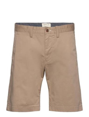 Slim Twill Shorts Beige GANT