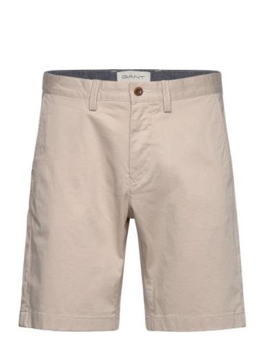 Slim Twill Shorts Beige GANT