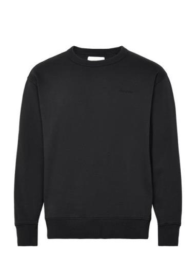 Logo C-Neck Sweat Black GANT