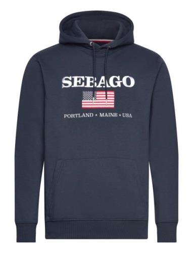 Sam Logo Hoodie Navy Sebago