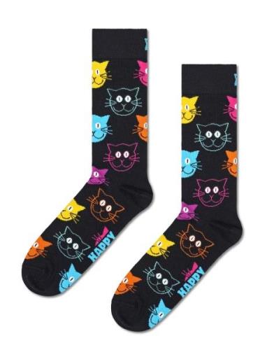 Cat Sock Black Happy Socks