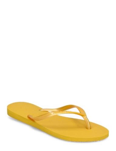 Hav Slim Black Yellow Havaianas