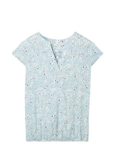 Printed Blouse Blue Tom Tailor