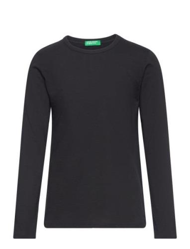 Long Sleeves T-Shirt Black United Colors Of Benetton