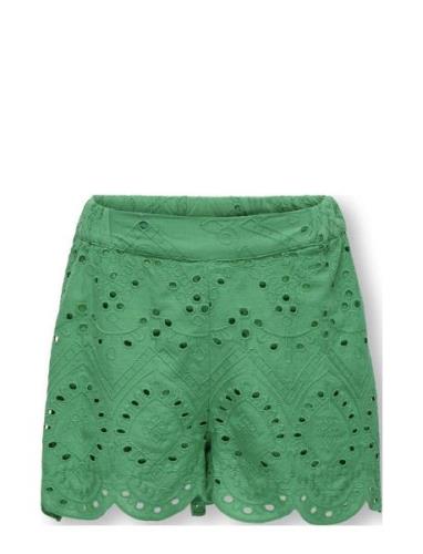 Kogcleo Life Emb Shorts Wvn Green Kids Only