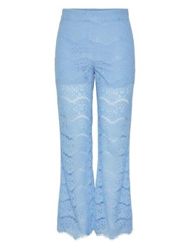 Yaslarisso Hw Lace Pants - Show Blue YAS