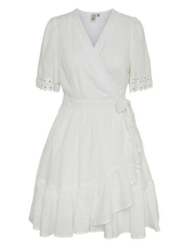 Yasnavina 2/4 Wrap Dress S. White YAS