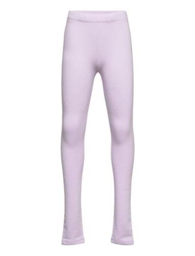 Leggings Basic Brushed Solid Purple Lindex