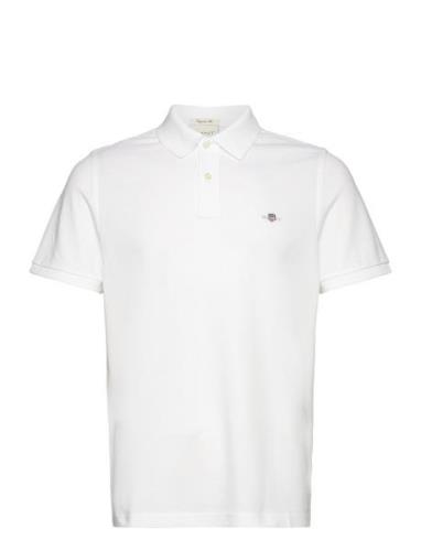 Reg Shield Ss Pique Polo White GANT