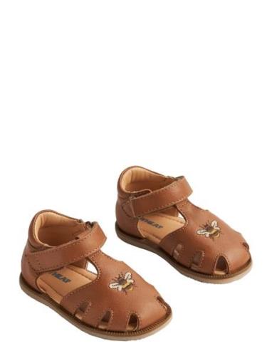 Sandal Closed Toe Lowe Brown Wheat