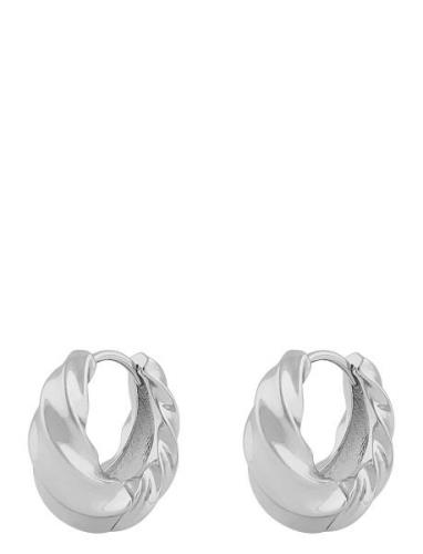 Lydia Big Twist Ring Ear Silver SNÖ Of Sweden