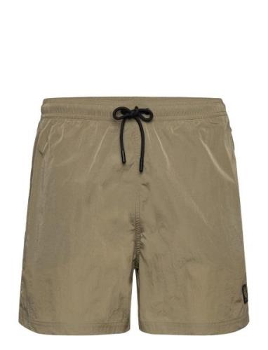 Clipper Swim Shorts Aloe Green Belstaff