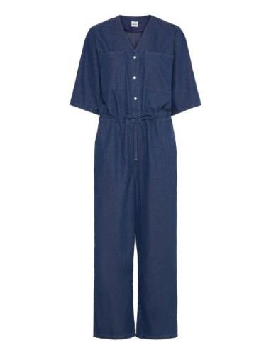 Soft Denim Vianna Jumpsuit Blue Mads Nørgaard