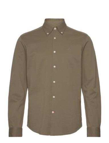 Eddie Pique Shirt - Slim Fit Green Morris