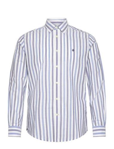 Summer Stripe Shirt - Classic Fit Blue Morris