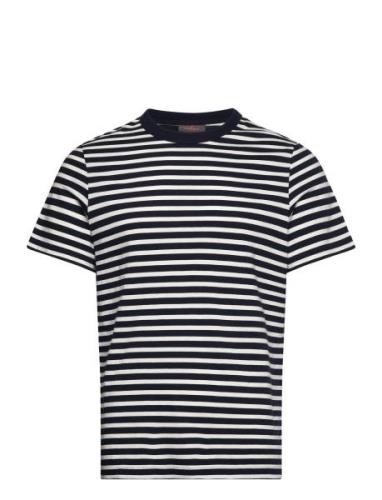 Durwin Striped Tee White Morris