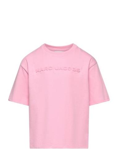 Short Sleeves Tee-Shirt Pink Little Marc Jacobs