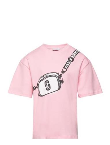 Short Sleeves Tee-Shirt Pink Little Marc Jacobs