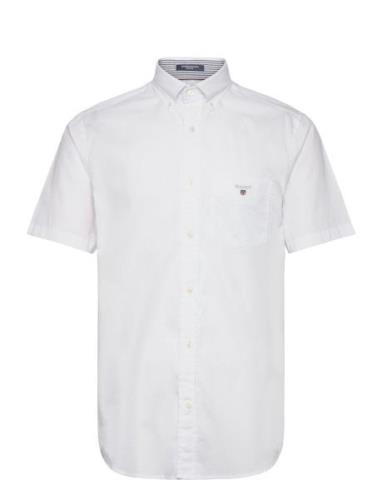 Reg Poplin O.shield Ss Shirt White GANT