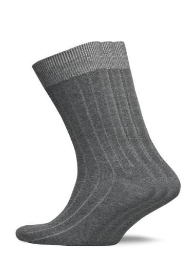 Slhpete 3-Pack Cotton Rib Sock Noos Grey Selected Homme