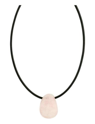 Live Rosequartz Necklace Patterned Pilgrim