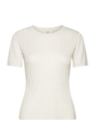 Knit T-Shirt Cream Rosemunde