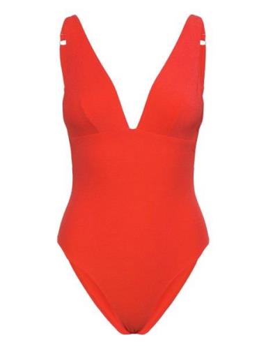 Plunge Swimsuit Orange Understatement Underwear