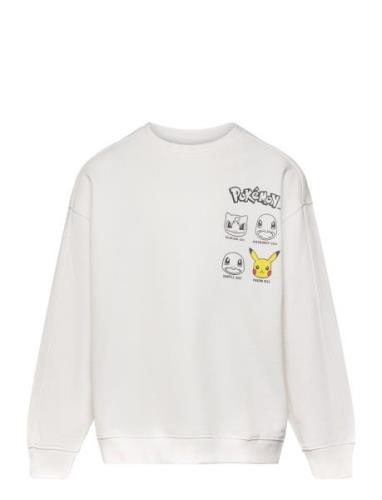 Pokemon Sweatshirt White Mango