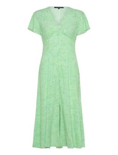 Bernice Vnk Tea Dress Green French Connection