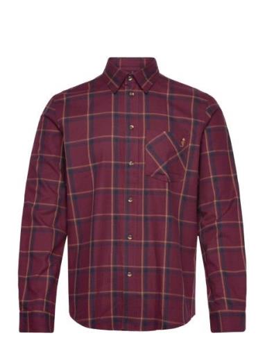 Atlas Reg Fl Mcs M Shirt Burgundy MCS