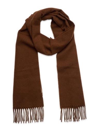 Unisex. Wool Scarf Brown GANT