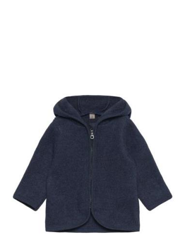 Jacket Cotton Fleece Navy Huttelihut