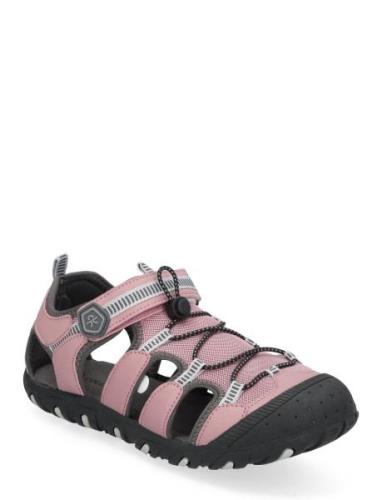 Jr. Sandals Hiking W. Toe Cap Pink Color Kids