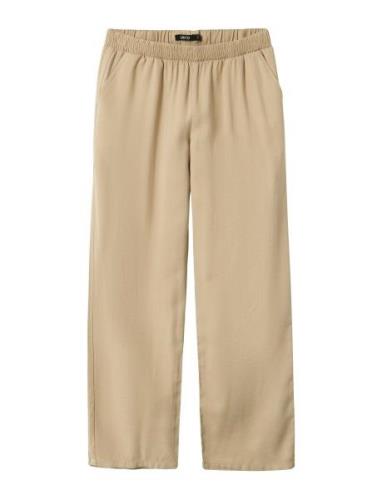 Nlftake Lw Straight Pant Beige LMTD