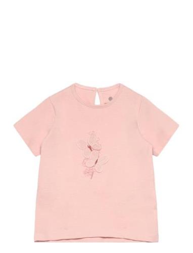T-Shirt Ss Pink En Fant