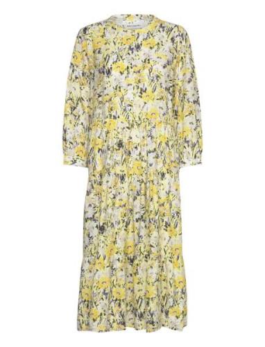 Oliviall Midi Dress 3/4 Yellow Lollys Laundry