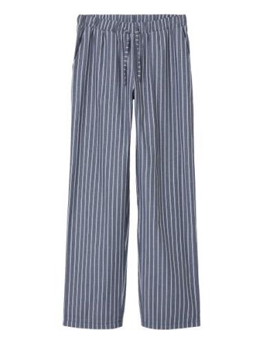 Nlfrilucca Poplin Pant Navy LMTD