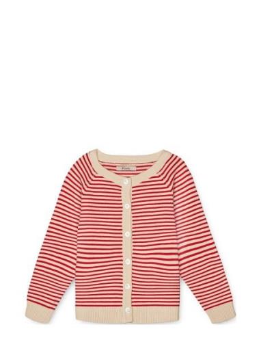 Favo Cardigan Red Fliink