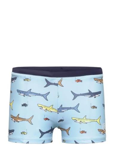 Swim Trunks, Aop Blue Color Kids