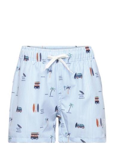 Swim Shorts, Aop Blue Color Kids