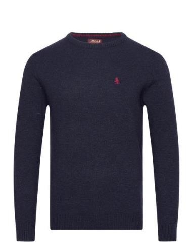 Mcs O-Neck Knit Georgetown Men Navy MCS