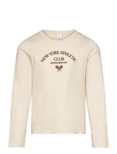 Vmathleticfrancis Ls Top Jrs Girl Cream Vero Moda Girl