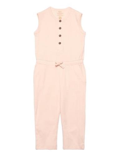 Rib Jersey Jumpsuit Pink Copenhagen Colors