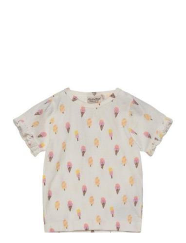 T-Shirt Ss Aop Patterned Minymo