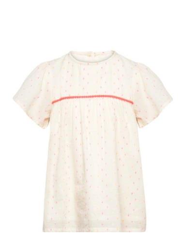 Blouse Ss W. Lining White Minymo
