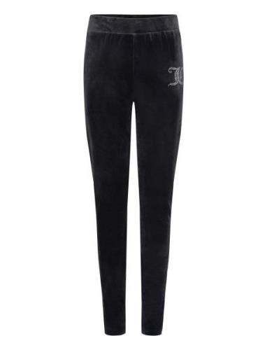 Diamante Velour Legging Black Juicy Couture