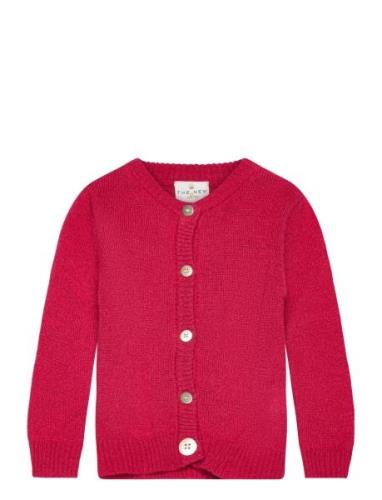 Tnskeve Glitter Cardigan Red The New